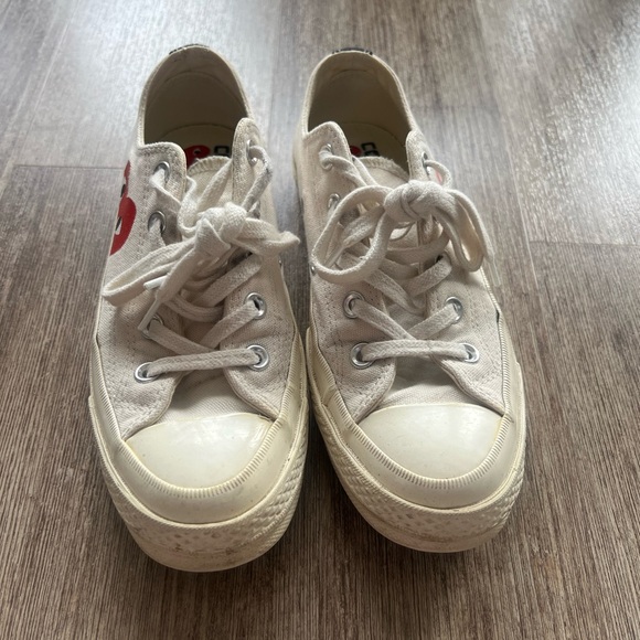Commes des Garçons PLAY x converse hidden heart - Picture 2 of 9